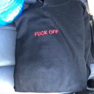 Diamond supply co “Fuck Off” Hoodie